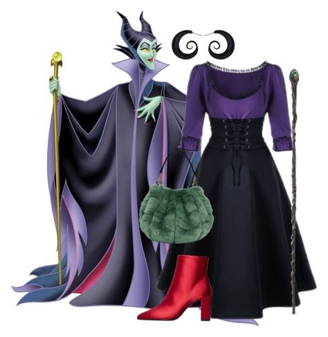 Halloween Malifecent Outfit, Maleficent Inspired Outfits, Aurora Maleficent Dress, Aurora Dresses Maleficent, Maleficent Disneybound, Maleficent Aroura Costume, Maleficent Mistress Of Evil Dresses, Aurora Disneybound, Villain Outfits