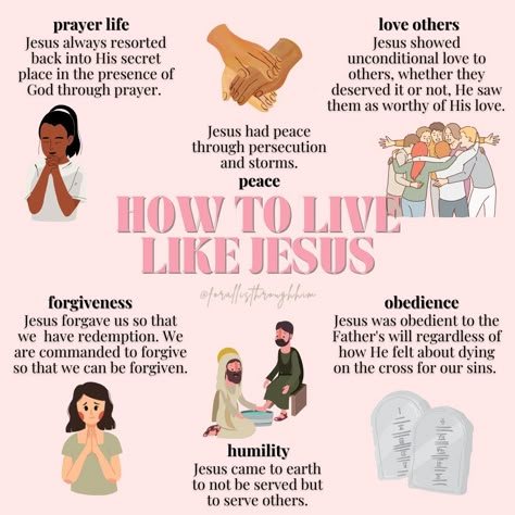 Do you want to know how to live like Jesus? Here are 6 qualities you can start implementing today to become more like Jesus Christ as a believer. To know more in detail check out blog post on this! #jesus #jesuschrist #jesussaves #jesuslovesyou #howtolivelikejesus #howtobecomelikejesus #christiablogger #christianity #christianlifestyle #bible #scripture #christiangirl #christianwoman #christian #forallisthroughhim Being A Christian In Todays World, How To Become More Christian, How To Become Christian, Becoming Christian, How To Live Like Jesus, How To Become A Christian, How To Believe In God, How To Be A Christian, How To Be More Like Jesus