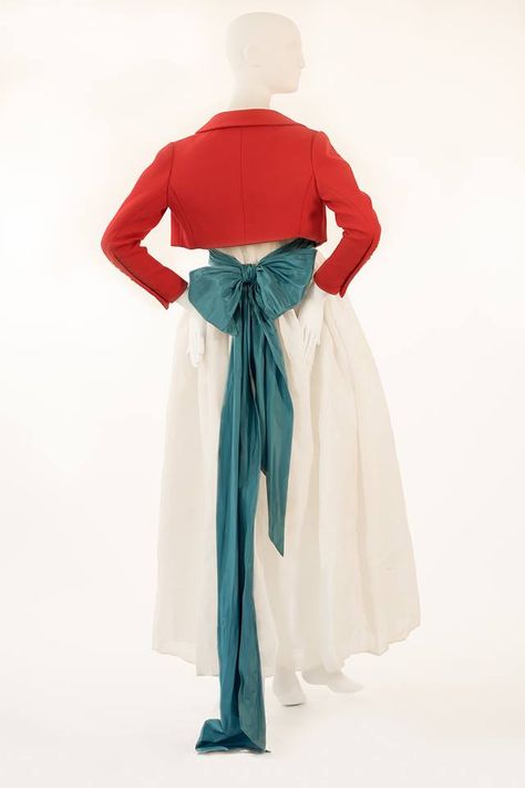 Red Bolero, Norman Norell, Blue Sash, Clothing Reference, Classic Names, Period Outfit, Bolero Jacket, American Fashion, Clothing Inspiration