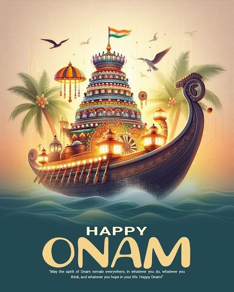 Onam Social Media Post, Onam Celebration, Happy Onam, Psd Files, Media Post, Social Media Post, To Sell, Graphic Resources, Invitation Template