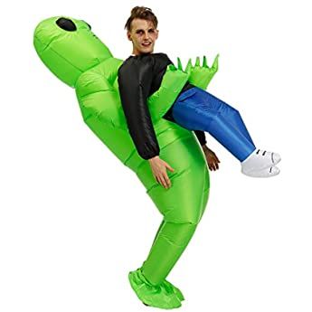 Costume Dinosaure, Alien Cosplay, Inflatable Dinosaur Costume, Halloween Blow Ups, Alien Halloween, Family Cosplay, Fancy Dress Halloween Costumes, Monster Costumes, Alien Costume