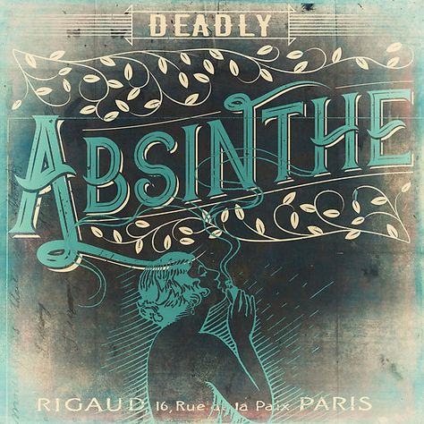 Absinthe Vintage Label Absinthe Art, Paris Canvas, French Poster, Absinthe, Vintage Labels, Best Canvas, Framed Canvas Art, Framed Canvas Prints, Fine Art Painting