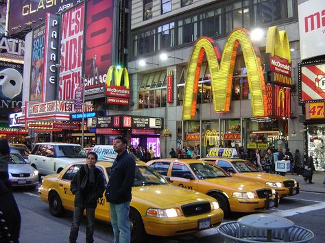 New York: McDonald's Times Square by harry_nl, via Flickr Nyc Aesthetic, Visit New York, Favorite City, Elvis Presley, Places Ive Been, Times Square, York City, New York City, Cool Photos