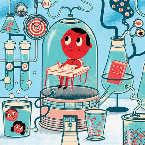 Science Illustration, Inspirational Illustration, Communication Art, Illustrator Artist, Up Book, Childrens Illustrations, Editorial Illustration, Children Illustration, Cute Illustration