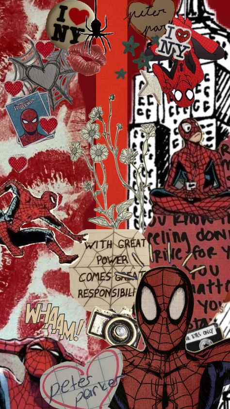 Spiderman Vintage Wallpaper, Aesthetic Art Icon, Spiderman Lockscreen, Spiderman App, Spiderman Aesthetic, Icon Coquette, Marvel Phone Wallpaper, Whatsapp Theme, Spiderman Gifts