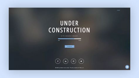 Construction Website Templates, Under Construction Website, Brand Identity Colors, 8 Logo, Coming Soon Template, Blog Templates, Website Sign Up, Construction Ideas, One Page Website