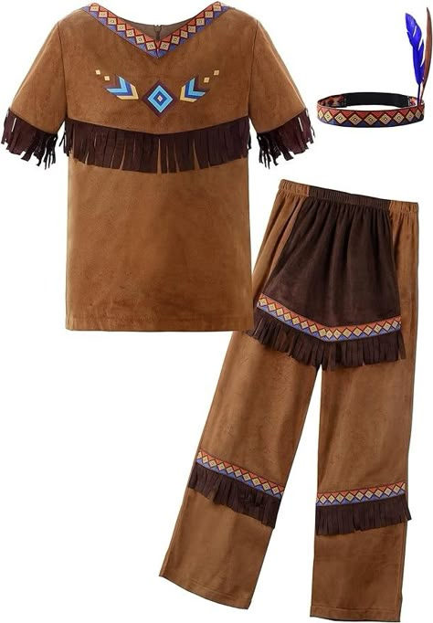 Kids Dress Outfit, Indian Halloween Costumes, Kids Astronaut Costume, Girls Cheerleader Costume, Native Costume, Police Halloween Costumes, Casual Thanksgiving Outfits, Soldier Costume, Kids Dress Boys