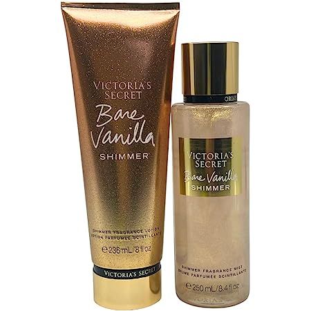 Victoria’s Secret Bare Vanilla Shimmer Fragrance Mist and Lotion Set Vs Bare Vanilla Shimmer, Victoria Secret Bare Vanilla Shimmer, Victoria Secret Perfume Set, Victoria Secret Vanilla, Victoria Secret Body Spray, Bare Vanilla, Lotion Gift, Victoria Secret Fragrances, Vanilla Perfume