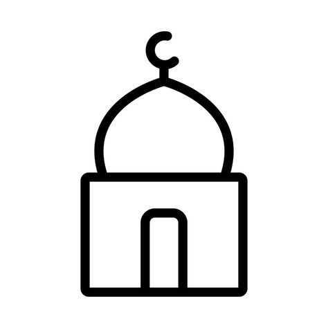 Mosque Icon, 2nd Year, Vector Art, Vector Free, Clip Art