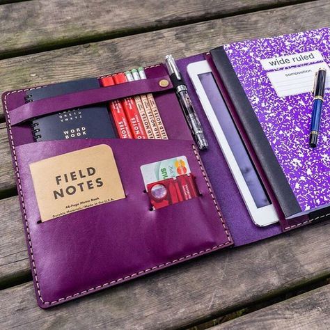 #Purple is not our favorite color. But it looks very good on our leather #journals  #everydaycarry #leather #organizer #moleskine #notebook #kaweco #pelikan #iphone #fieldnotes #ipad #troika #victorinox #planner #travelersnotebook #planner #planneraddict #beatiful #accessories #edc #gadget #stationery #organizing #navy #nofilter #handmade #analog #travel #journey #adventure