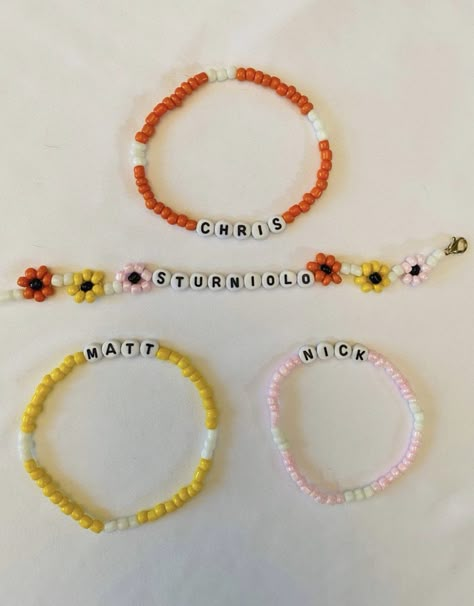 Matt Sturniolo Bracelet, Sturniolo Triplets Bracelet, Sturniolo Bracelet Ideas, Sturniolo Triplets Bracelet Ideas, Sturniolo Bracelet, Triplet Quotes, The Sturniolo Triplets, Seed Bead Bracelets Diy, Diy Kandi Bracelets