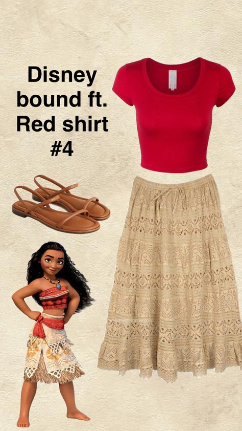 #moana #moanaofmotonui #disney #disneybound Moana Modern Outfit, Moana Outfit Ideas, Moana Disneybound, Moana Outfit, Moana Aesthetic, Movie Fits, Moana Cosplay, Disneybound Ideas, Outer Banks Outfits