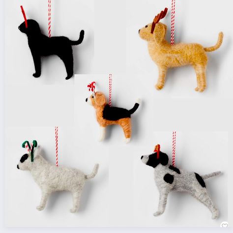 Includes: -Wool Bull Terrier Wearing Elf Socks Headband -Wool Pointer Dog Wearing 2023 Headband -Wool Labrador Retriever Wearing Star Headband -Wool Beagle Wearing Candy Cane Headband -Wool Labrador Retriever Wearing Antlers Reindeer Black Lab Felt Ornament, 2023 Headband, Diy Dog Ornaments, Candy Cane Headband, Dog Themed Crafts, Elf Socks, Felt Dog Ornament, Reindeer Dog, Felted Christmas