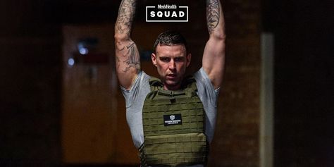 This 20-Minute Weight Vest Workout Takes Bodyweight Training to Another Level Weighted Vest Workout, Weight Vest Workout, Tactical Athlete, Jumping Lunges, Weight Vest, Full Body Circuit, Bodyweight Training, Running Techniques, Muscular Endurance