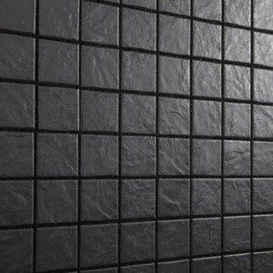 American Olean Carbon Mist Slate 12-in x 12-in Ceramic Uniform Squares Wall Tile (Common: 12-in x 12-in; Actual: 12-in x 12-in) at Lowes.com Transitional Tile, Slate Wall, Mosaic Ceramic, Stone Counters, Slate Flooring, Mosaic Wall Tiles, Square Stone, Accent Tile, Mosaic Flooring