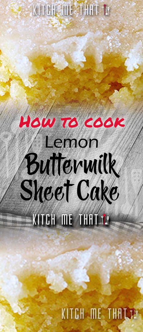 Lemon Buttermilk Sheet Cake | Cakes Recipe to Try!! 7up Lemon Sheet Cake, Sheet Cake Recipes 9x13, Buttermilk Sheet Cake, Lemon Sheet Cake Recipe, Lemon Sheet Cake, Zucchini Shredded, Chocolate Cream Cheese Icing, Slow Cooker Appetizers, Sheet Cake Recipe