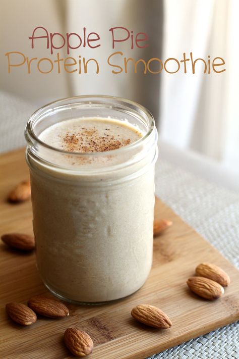 Smoothie For Kids, Shakes Recipes, Fitness Goals Ideas, Almond Butter Smoothie, Apricot Smoothie, Banana Apple Smoothie, Protein Shakes Recipes, Protein Ideas, Smoothie Easy