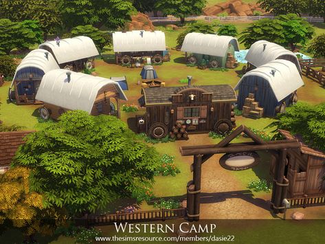 Sims 4 Old West Cc, Sims 4 Western House, Sims 4 Camping Cc, Sims 4 Western, Sims 4 Western Cc, Texas Mansions, Ts4 Builds, Contemporary Townhouse, The Sims 4 Lots