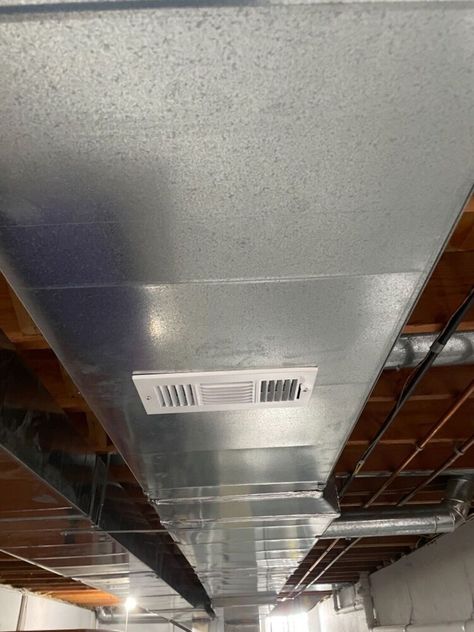 So I’ve been pondering this idea about adding a vent to my exposed duct work in the basement for additional heat. Well I worked on it, its complete and I already feel the warmer temperature down there! This is a great alternative to an electric heater because it was getting pretty cold 🥶 and I don’t want to forget and leave one of those heaters turned on by accident. Most of the materials you will already have at home of you can borrow or rent them. I by no means have any HVAC experien… Basement Heating Ideas, Vent Extender, Wall Registers, Mirror Barn Door, Hvac Duct, Heat Vents, Craftsman Style Doors, Leather Work Gloves, Hvac Company