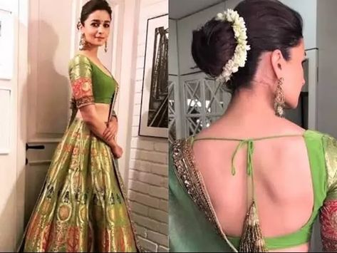 Saree Blouse Design, Diwali Outfit, Floral Lehenga, Lehnga Dress, Lehenga Blouse Designs, Ghagra Choli, Designer Lehenga, Indian Gowns, Stylish Party Dresses