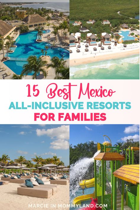 🌴👨‍👩Planning a Mexico family vacation? Check out our list of 15 amazing family all-inclusive resorts in Mexico! From kid-friendly resorts with water parks to relaxing beaches perfect for parents, these are the best family resorts that offer something for everyone. Discover the top all-inclusive resorts that make traveling to Mexico with kids a breeze. Whether you're looking for Cancun all-inclusive options or hidden gems, we've got you covered. Start planning your dream Mexico vacation today! Things To Bring To All Inclusive Resort, Family All Inclusive Resorts Mexico, Best All Inclusive Resorts Mexico For Families, Family Friendly All Inclusive Resorts Mexico, Affordable All Inclusive Family Resorts, Kid Friendly All Inclusive Resorts, Family Friendly All Inclusive Resorts, Best Family All Inclusive Resorts, Best Cancun Resorts