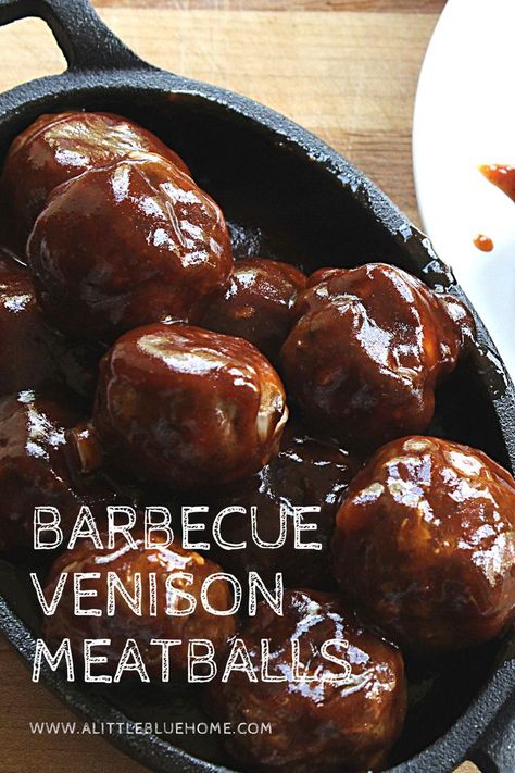 Venison Bbq Meatballs, Smoked Venison Meatballs, Venison Meat Recipes, Venison Meatballs Crockpot, Deer Meatballs Recipes, Venison Meatballs Easy, Venison Appetizer Recipes, Deer Meatballs, Venison Seasoning