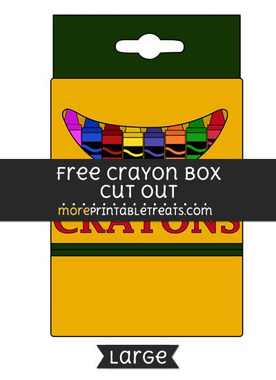 Free Crayon Box Cut Out - Large size printable Crayon Box Template Free Printable, Printable Crayon Box Template, Crayola Box Template, Crayon Template Free Printable, Crayon Outline Printable, Crayon Theme Classroom Free Printables, Crayola Crayon Template Free Printable, Crayon Box Template, Large Crayon Template