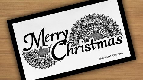 #merrychristmas #mandala #christmas #drawing Merry Christmas Drawing, Arts Video, Mandala Art For Beginners, Mandala Christmas, Beautiful Simple Mehndi Design, Mandala Card, Drawing Mandala, Christmas Mandala, School Board Decoration