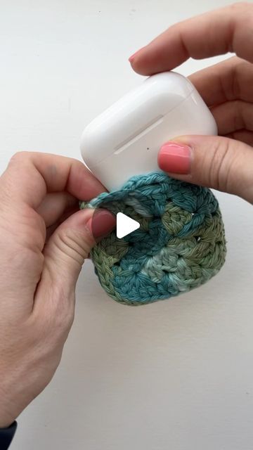 Oh Me Oh My Crochet on Instagram: "✨New YouTube Tutorial✨ The Granny Square AirPod Case pattern is a quick project that’s great for beginners! Check the link in our bio to watch the full tutorial 🔗

🧶 Lily Sugar ‘n Cream
Written pattern & ready to ship cases also available on Etsy

#crochet #crochetlove #crochetaddict #crochetersofinstagram #crochettutorial #crochetpattern #crochetdesigner #grannysquare #airpodscase #crochetideas #crochetinspiration #easycrochet #yarn #yarnaddict #yarnlove #handmade #imadethis" Granny Square Airpod Case, Airpod Case Pattern, Airpod Case, Youtube Tutorials, Crochet Tutorial, Easy Crochet, Granny Square, Oh My, Crochet Patterns