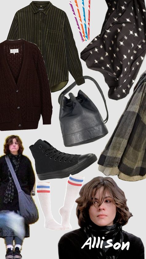 the basket case #80smovie #80smovieinspo #thebreakfastclub #styleinspo #breakfastclub #allisonreynolds Alison Breakfast Club Outfit, Breakfast Club Aesthetic Outfits, Basket Case Breakfast Club, Alison Breakfast Club, Allison Breakfast Club, Breakfast Club Costume, Halloween Duo, Halloween Duos, Romantic Wallpaper