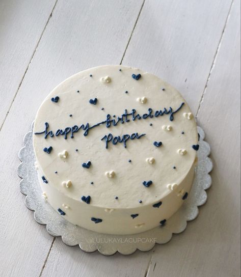 Birthday Cake For Father, Cake For Boyfriend, Small Birthday Cakes, Mini Torte, Birthday Cakes For Teens, Pastel Cakes, Funny Birthday Cakes, Simple Cake Designs, Mini Cakes Birthday