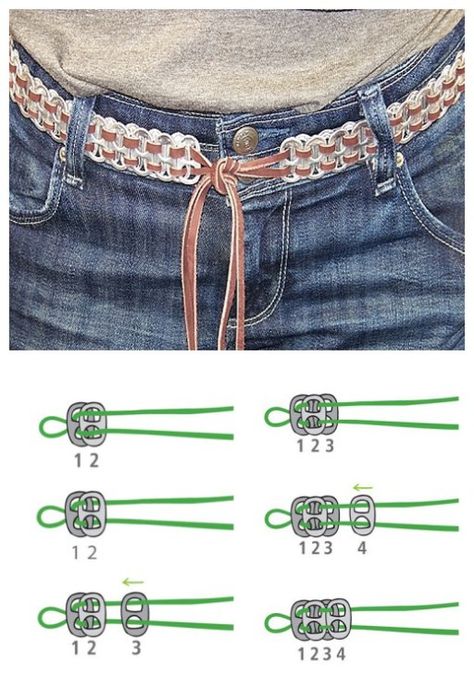 How to DIY Pretty Soda Pull Tab Belt | www.FabArtDIY.com LIKE Us on Facebook ==> https://www.facebook.com/FabArtDIY Pop Top Crafts, Soda Tab Crafts, Pop Can Tabs, Can Tab Crafts, Soda Can Tabs, Pop Tab Crafts, Soda Can Crafts, Can Tabs, Soda Tabs