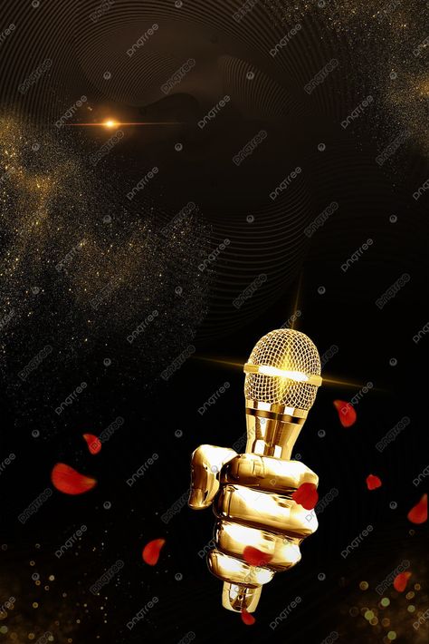 Brightsparkling Microphone Campus Singer Contest Poster Background Material Singing Contest Poster, Singing Competition Poster, Open Mic Poster, Singing Background, Old Microphone, Singer Poster, Contest Poster, Pop Art Vector, Singing Contest