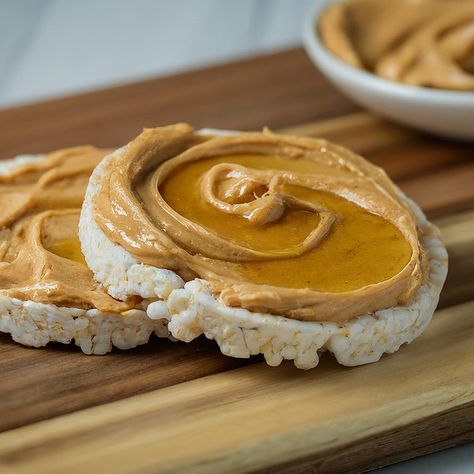 Easy Peanut Butter Rice Cakes Recipe - Instacart Rice Cakes With Peanut Butter, Rice Cakes Recipe, Rice Cake Recipes, Crunchy Peanut Butter, Butter Rice, Easy Peanut Butter, Rice Cakes, Breakfast Treats, Banana Bread