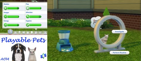 The Sims 4 Cats & Dogs: Controllable Pets Mod! | SimsVIP Playable Pets Mod, Sims 4 Pets Mod, Sims 2 Pets, The Sims 3 Pets, Sims 4 Controls, Sims Pets, Sims 4 Traits, Sims 4 Studio, Sims 4 Game Mods