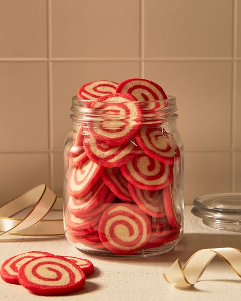 Peppermint Pinwheel Cookies | Redpath Sugar Peppermint Twist Cookies, Peppermint Swirl Cookies, Peppermint Cookies Christmas, Christmas Peppermint Patties, Red Christmas Cookies, Peppermint Pinwheel Cookies, Peppermint Thumbprint Cookies, Peppermint Candy Crafts, Peppermint Cookies Recipe