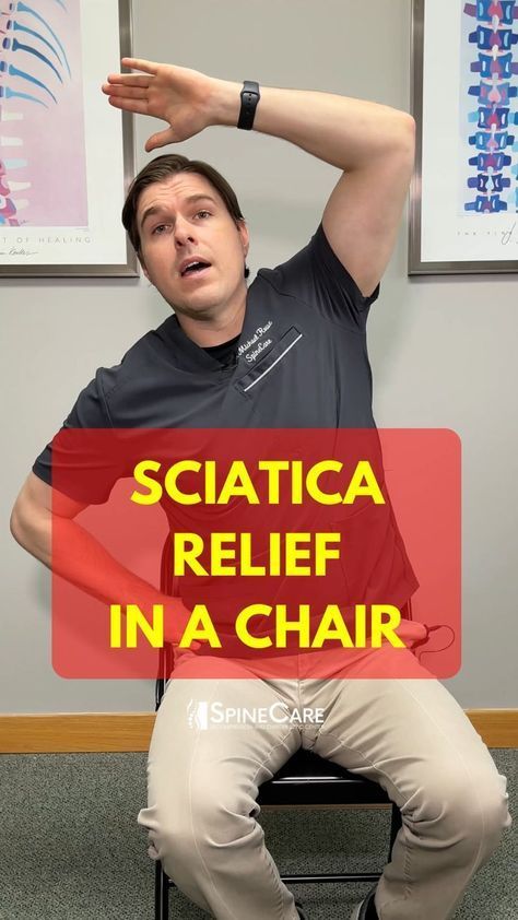 Exercises For Sciatica, Sciatic Pain Relief, Sciatic Nerve Exercises, Nerve Exercises, Posture Tips, Nerve Relief, Sciatic Nerve Relief, Yoga For Sciatica, Sciatic Nerve Pain Relief