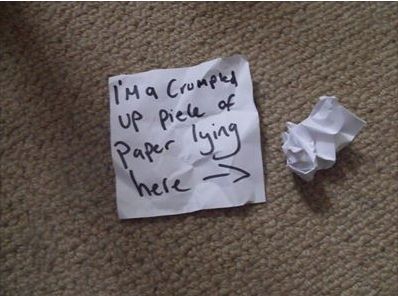 "I'm a crumpled up piece of paper lying here" Crumpled Up Piece Of Paper, Burn Book, Piece Of Paper, Songs, Music