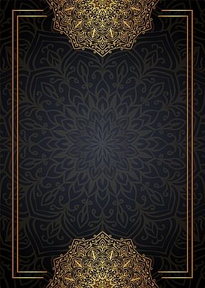 luxury royal golden mandala background with borders for invitation and wedding card Wedding Fatiha Background, Engagement Card Design Background, Royal Wedding Invitation Background, Background For Invitation Card, Mandala Background Wallpapers, Kad Perkahwinan, Traditional Background, Motif Arabesque, Mandala Png