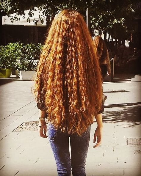 #longhairlove hashtag on Instagram • Photos and Videos Hair Style For Girls, Long Textured Hair, Long Hair Curly, Curly Hair Style, Extremely Long Hair, Curls For Long Hair, Really Long Hair, Beautiful Curly Hair, Long Red Hair