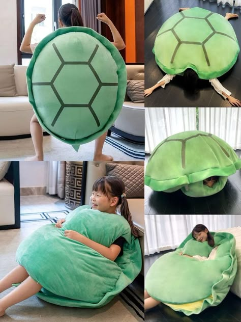 Soft and Funny. Dress Up as a Turtle and relax. It's worm and soft and just comfortable. Also Creative Gift Turtle Shell Costume, Shell Costume, Shell Cushion, Soft Vest, Turtle Shell, Birthday List, Cute Stuffed Animals, Birthday Wishlist, Cute Room Decor