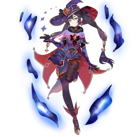 Mona Redesign, Mage Art, Mona Megistus, Mona Genshin, Outfit Design, Genshin Impact, 5 Star, Cute Art, Naruto