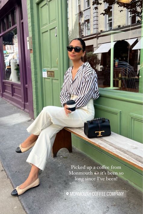 Relaxed Fit Striped Cotton Shirt curated on LTK Outfits With Striped Shirts, Oversized Striped Shirt, Striped Shirt Women, Casual Outfit Inspiration, Stripe Outfits, Looks Street Style, Stylish Work Outfits, Casual Chic Outfit, Casual Work Outfits