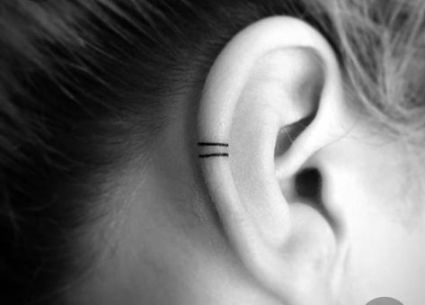 Hidden Tattoo Ideas, Tragus Tattoo, Small Hidden Tattoos, Tattoo Ideas Male, Hidden Tattoo, Minimal Inspiration, Lines Tattoo, Tattoo Ideas Males, Hidden Tattoos