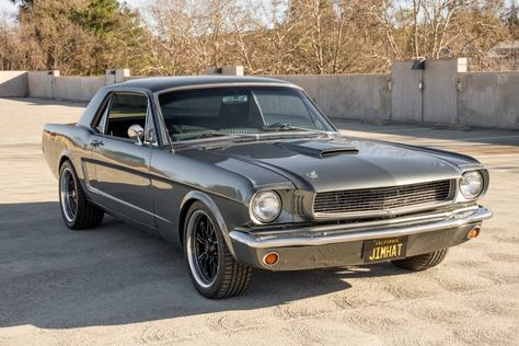 1966 Ford Mustang Coupe (modified, gray, 331ci V8, 4-speed) 1980 Mustang, Mustang 66, 1966 Mustang, Ford Mustang Coupe, 1966 Ford Mustang, Classic Mustang, Grey And Green, San Jose California, Mustang Cars