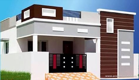 टीवी यूनिट डिजाइन, Front Building Design, House Elevations, House Front Wall Design, Single Floor House Design, Vastu House, 2bhk House Plan, Indian House Plans, Small House Elevation