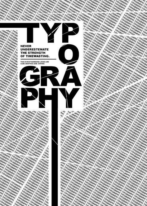 53 Mind-blowing Uses of Typography Poster Grafico, Inspiration Typographie, Mises En Page Design Graphique, Typo Poster, Buch Design, Graphisches Design, 타이포그래피 포스터 디자인, Typography Layout, Typography Poster Design