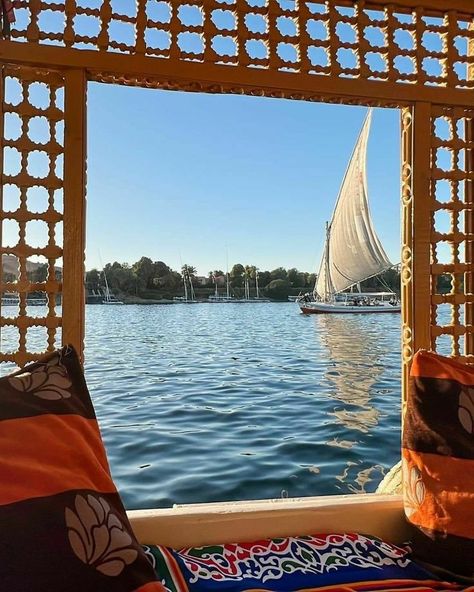 Boat Ride Aesthetic, Ride Aesthetic, Egyptian Aesthetic, Aswan Egypt, Goa Travel, Egypt Aesthetic, Dream Trips, Old Mansion, Outdoor Aesthetic