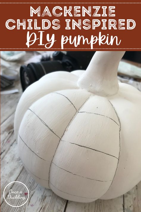 I love the whimsical MacKenzie Childs checkered vibe, so when I saw this ceramic pumpkin trying a DIY budget craft version for Halloween was a no brainer! Mackenzie Childs Inspired Diy, Black And White Fall Decor, Checkered Pumpkins, Fall Pumpkins Painting, Mackenzie Childs Diy, Halloween Pumpkin Crafts, Halloween Pumpkin Diy, Mackenzie Childs Inspired, Mckenzie And Childs