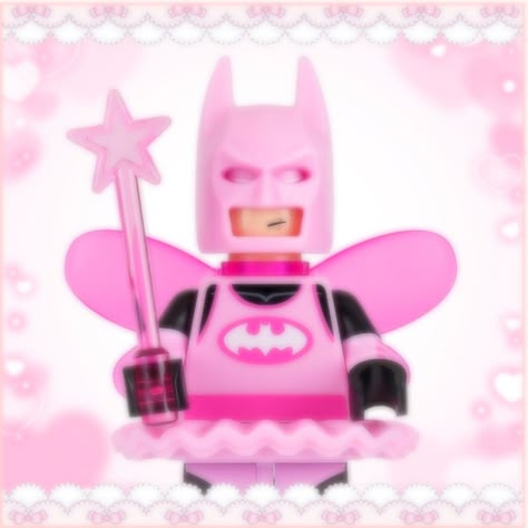 Pink Lego Batman, Pink Batman, Batman Icon, I'm Batman, Lego Batman, Batgirl, Flour, Bat, Lego